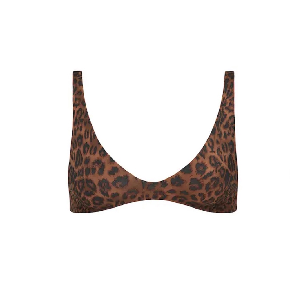 Ark Swimwear Leopard Scoop Top